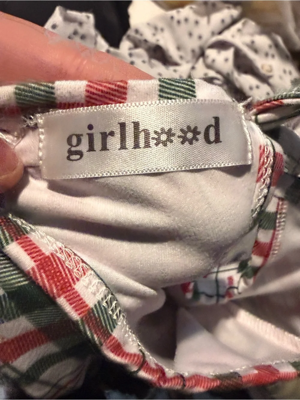 Girlhood Girls Christmas Plaid Dress – Size 2